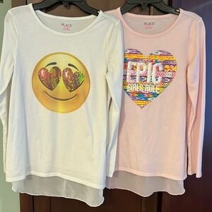 Two children’s place tops